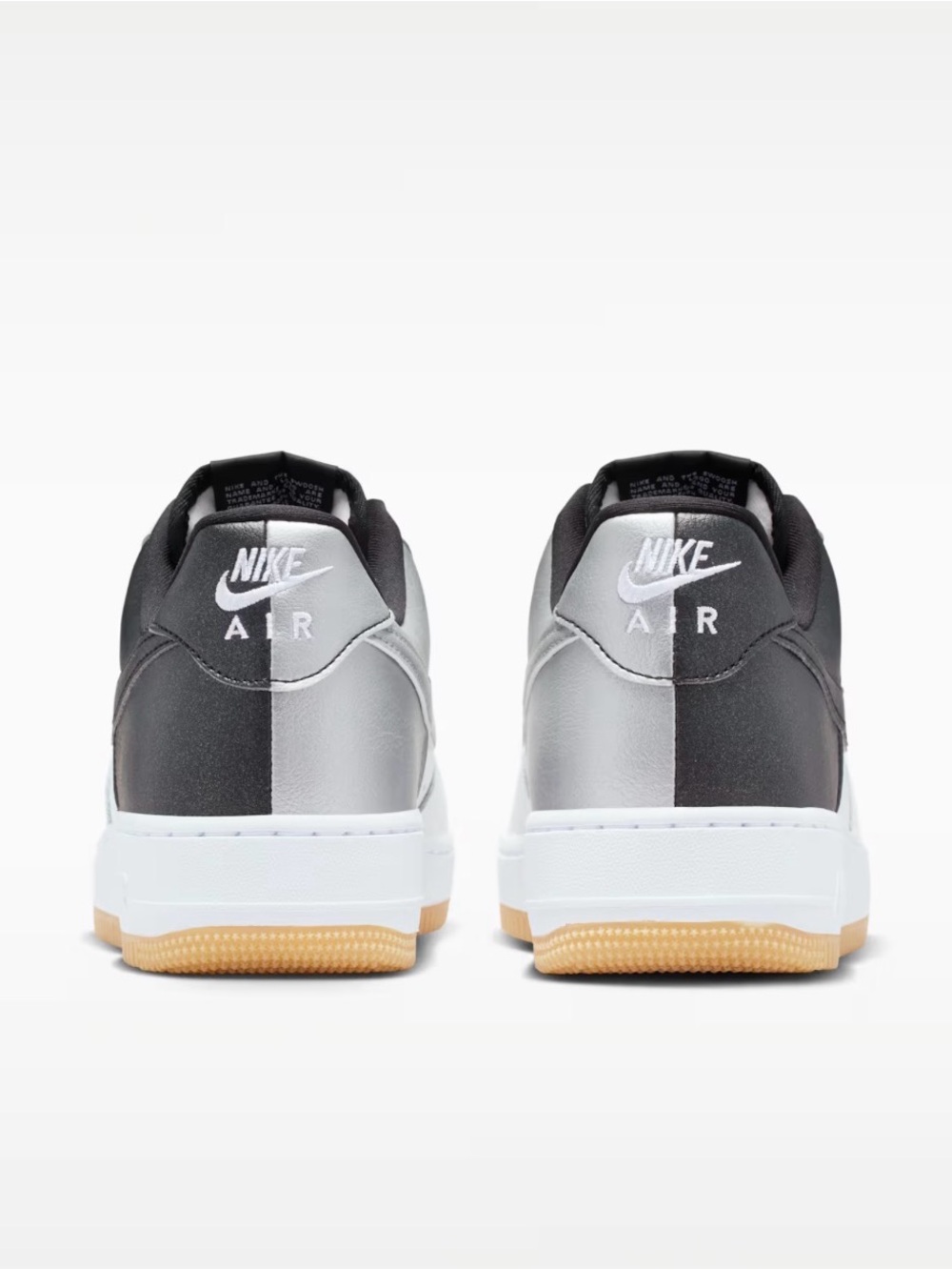 Nike Men's Low-Top Sneakers - Black, Gray & White